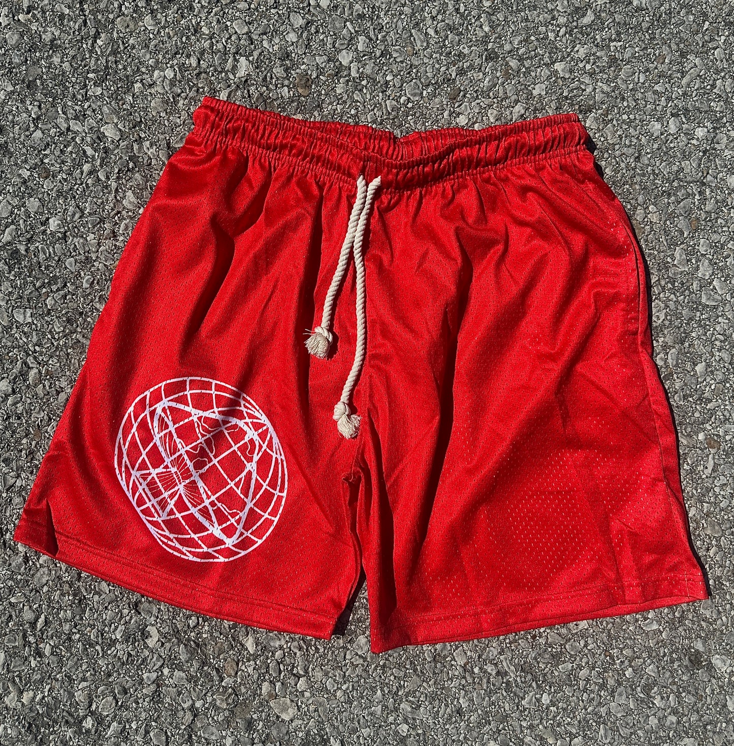 AnabolicEyE Score Shorts (Red)