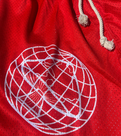 AnabolicEyE Score Shorts (Red)