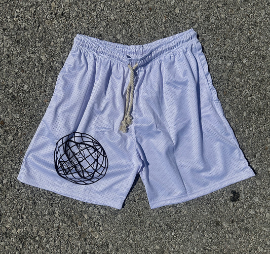 AnabolicEyE Score Shorts (White)